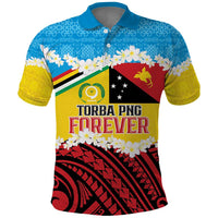 Personalised Torba PNG Forever Polo Shirt Polynesian Sand Art - Polynesian Pride