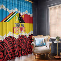 Torba PNG Forever Window Curtain Polynesian Sand Art - Polynesian Pride