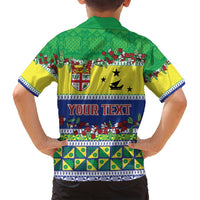 Personalised Malampa Fiji Forever Family Matching Summer Maxi Dress and Hawaiian Shirt Tagimoucia Polynesian Sand Drawing - Polynesian Pride