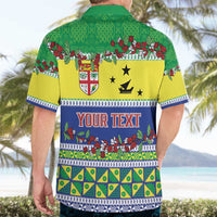 Personalised Malampa Fiji Forever Hawaiian Shirt Tagimoucia Polynesian Sand Drawing - Polynesian Pride