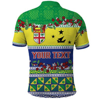 Personalised Malampa Fiji Forever Polo Shirt Tagimoucia Polynesian Sand Drawing - Polynesian Pride