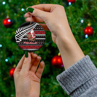 New Zealand Kiwi Santa Christmas Ceramic Ornament He Wairua Kirihimete - Polynesian Pride