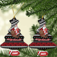 New Zealand Kiwi Santa Christmas Ceramic Ornament He Wairua Kirihimete - Polynesian Pride