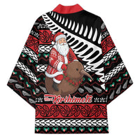 New Zealand Kiwi Santa Christmas Kimono He Wairua Kirihimete - Polynesian Pride