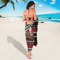 New Zealand Kiwi Santa Christmas Sarong He Wairua Kirihimete - Polynesian Pride