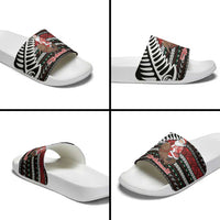 New Zealand Kiwi Santa Christmas Slide Sandals He Wairua Kirihimete LT9 - Polynesian Pride