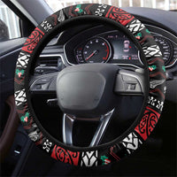 New Zealand Kiwi Santa Christmas Steering Wheel Cover He Wairua Kirihimete - Polynesian Pride