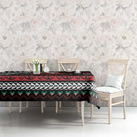 New Zealand Kiwi Santa Christmas Tablecloth He Wairua Kirihimete - Polynesian Pride