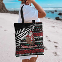 New Zealand Kiwi Santa Christmas Tote Bag He Wairua Kirihimete - Polynesian Pride