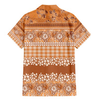 Hawaiian Hibiscus Honu Family Matching Mermaid Dress and Hawaiian Shirt Gold Mele Kalikimaka Palaka Spirit LT9 - Polynesian Pride