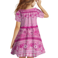 Hawaiian Hibiscus Honu Family Matching Tank Maxi Dress and Hawaiian Shirt Pink Mele Kalikimaka Palaka Spirit LT9 - Polynesian Pride