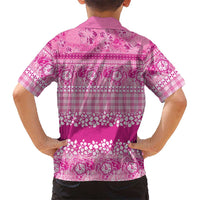 Hawaiian Hibiscus Honu Hawaiian Shirt Pink Mele Kalikimaka Palaka Spirit - Polynesian Pride