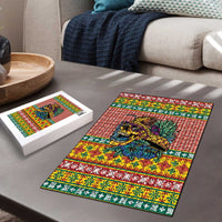 Hawaiian Pineapples Skull Puzzle Mele Kalikimaka Palaka Quilt Pattern - Polynesian Pride