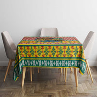Hawaiian Pineapples Skull Tablecloth Mele Kalikimaka Palaka Quilt Pattern - Polynesian Pride