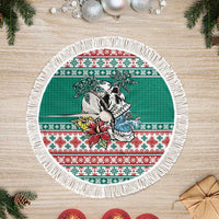 Hawaiian Skull Surfs Tree Skirt Mele Kalikimaka Palaka Quilt Pattern - Polynesian Pride