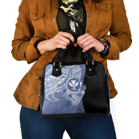 Aloha Vintage Hawaii Tribal Shoulder Handbag Blue Style LT9 - Polynesian Pride