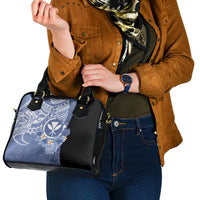 Aloha Vintage Hawaii Tribal Shoulder Handbag Blue Style LT9 - Polynesian Pride