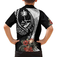 Hafa Adai Guam Hawaiian Shirt Tropical Flowers with Polynesian Pattern LT9 - Polynesian Pride