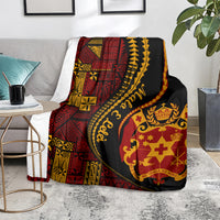 Vintage Tonga Malo E Lelei Ngatu Pattern Blanket LT9 - Polynesian Pride