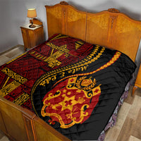 Vintage Tonga Malo E Lelei Ngatu Pattern Quilt LT9 - Polynesian Pride