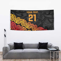 New Zealand Rugby Pacific Custom Tapestry Rangatira Maori Kowhaiwhai Pattern