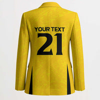 New Zealand Rugby Pacific Custom Blazer Hau Awhiowhio Maori Tribal Tattoo - Polynesian Pride