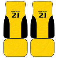 New Zealand Rugby Pacific Custom Car Mats Hau Awhiowhio Maori Tribal Tattoo