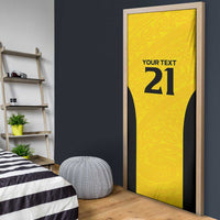 New Zealand Rugby Pacific Custom Door Cover Hau Awhiowhio Maori Tribal Tattoo - Polynesian Pride