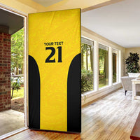 New Zealand Rugby Pacific Custom Door Cover Hau Awhiowhio Maori Tribal Tattoo - Polynesian Pride