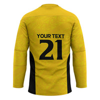 New Zealand Rugby Pacific Custom Hockey Jersey Hau Awhiowhio Maori Tribal Tattoo - Polynesian Pride