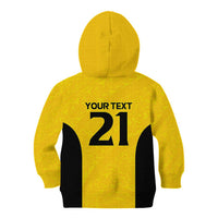 New Zealand Rugby Pacific Custom Kid Hoodie Hau Awhiowhio Maori Tribal Tattoo