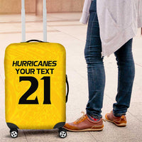 New Zealand Rugby Pacific Custom Luggage Cover Hau Awhiowhio Maori Tribal Tattoo