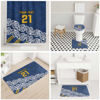 New Zealand Rugby Pacific Custom Bathroom Set Kahupeka Maori Kowhaiwhai Pattern - Polynesian Pride