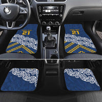 New Zealand Rugby Pacific Custom Car Mats Kahupeka Maori Kowhaiwhai Pattern