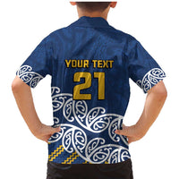 New Zealand Rugby Pacific Custom Family Matching Mermaid Dress and Hawaiian Shirt Kahupeka Maori Kowhaiwhai Pattern LT9 - Polynesian Pride
