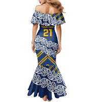 New Zealand Rugby Pacific Custom Family Matching Mermaid Dress and Hawaiian Shirt Kahupeka Maori Kowhaiwhai Pattern LT9 - Polynesian Pride
