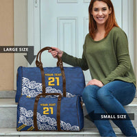 New Zealand Rugby Pacific Custom Travel Bag Kahupeka Maori Kowhaiwhai Pattern - Polynesian Pride