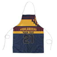 New Zealand Rugby Pacific Custom Apron Kahupeka Retro 2025 Taniko Motif - Polynesian Pride