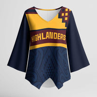 New Zealand Rugby Pacific Custom Kimono Sleeve Blouse Kahupeka Retro 2025 Taniko Motif - Polynesian Pride