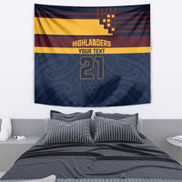 New Zealand Rugby Pacific Custom Tapestry Kahupeka Retro 2025 Taniko Motif