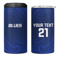New Zealand Rugby Pacific Custom 4 in 1 Can Cooler Tumbler Kahurangi Auckland All Blue