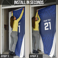 New Zealand Rugby Pacific Custom Door Cover Kahurangi Auckland All Blue - Polynesian Pride