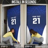 New Zealand Rugby Pacific Custom Door Cover Kahurangi Auckland All Blue - Polynesian Pride
