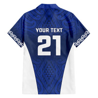 New Zealand Rugby Pacific Custom Family Matching Puletasi and Hawaiian Shirt Kahurangi Auckland All Blue LT9 - Polynesian Pride