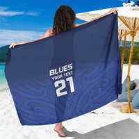 New Zealand Rugby Pacific Custom Sarong Kahurangi Auckland All Blue