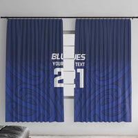 New Zealand Rugby Pacific Custom Window Curtain Kahurangi Auckland All Blue