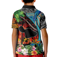 Personalised Hawaii Strong Maui Wildfire Kid Polo Shirt Pray For Lahaina Maui LT9 - Polynesian Pride