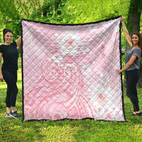 Japan Sakura Floral with Polynesian Vibe Quilt LT9 - Polynesian Pride