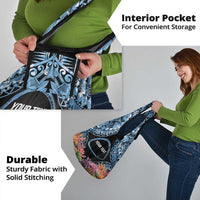 Personalised Nukuoro Micronesia Atoll Grocery Bag with Pacific Coral Reef