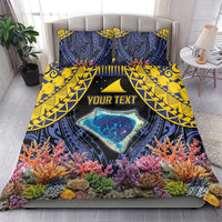 Tokelau Atafu Atoll Personalised Bedding Set Pacific Coral Reef Vibe